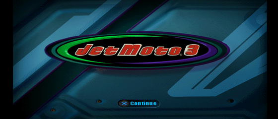 Jet Moto 3 Title Screen
